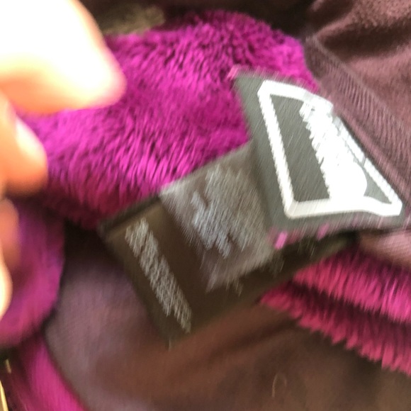 Womans north face fleece full zip sweater Sz small purple nice - Picture 6 of 6